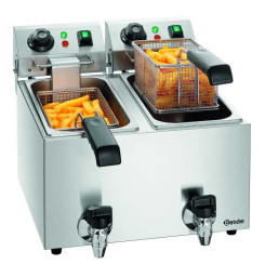 Фритюрниця BARTSCHER SNACK II PLUS A162821E, 2х4 л Фритюрниця BARTSCHER SNACK II PLUS A162821E, 2х4 л