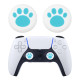 Силиконовые накладки на стик для геймпадов PS5/PS4/Xbox One/Series S/Series X/Switch Pro 2 шт Paw2 White/Blue