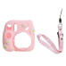 Чехол Polaroid Mini7 Instant Film Case Pink Flowers