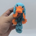Игрушка антистресс 3D-печатный Утконос, подвижный, декоративная фигурка из PLA, 13.5 см, Голубой Игрушка антистресс 3D-печатный Утконос, подвижный, декоративная фигурка из PLA, 13.5 см, Голубой