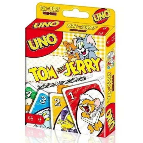 Настольная игра UNO Том и Джерри 112 карт Настольная игра UNO Том и Джерри 112 карт