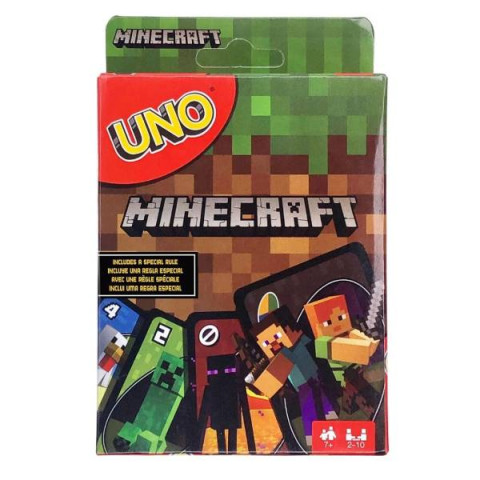 Настольная игра UNO Minecraft 112 карт