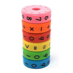 Подвижная головоломка для обучения математике Multicolor