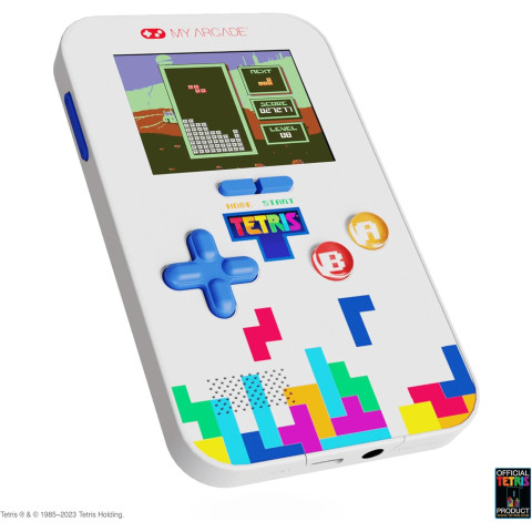 Портативна консоль My Arcade Gaming Tetris Classique (+300 бонусних ігор) White