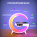 Смарт лампа-нічник G-Smart з бездротовою зарядкою Bluetooth колонкою та годинником (без батареї)