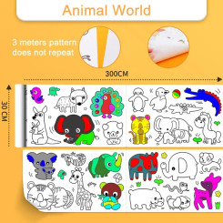 Раскраска в рулоне Byfa Animal World Раскраска в рулоне Byfa Animal World