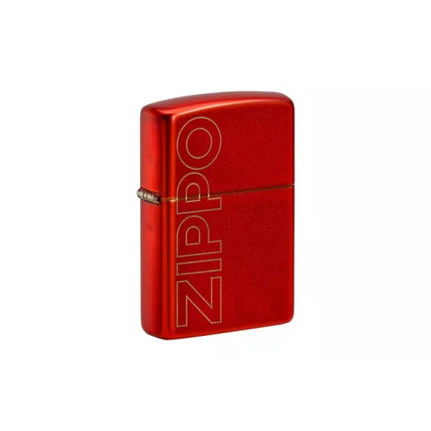 Зажигалка Zippo Logo Design Red Metallic 61010-000002 Зажигалка Zippo Logo Design Red Metallic 61010-000002