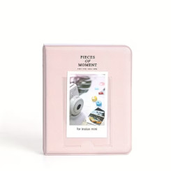 Фотоальбом для Fujifilm Instax Mini, Liplay, Polaroid 300, Z2300, SHARE SP-1, SP-2, link, light pink 64