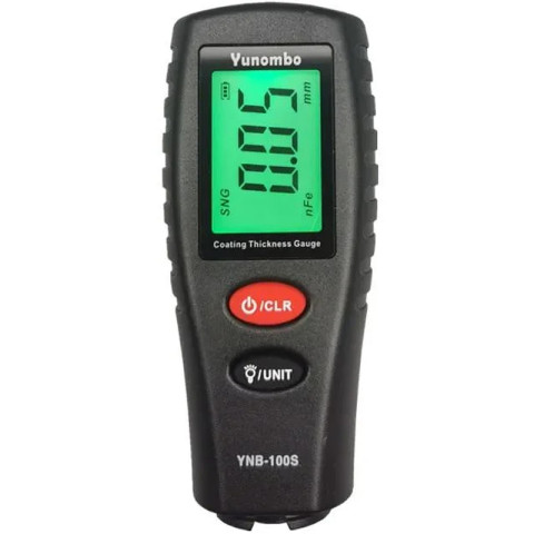Цифровой толщиномер покрытия краски Yunombo YNB-100S Black
