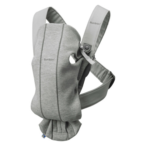 Сумка-кенгуру Baby Bjorn Mini 3D Jersey Light-grey Сумка-кенгуру Baby Bjorn Mini 3D Jersey Light-grey