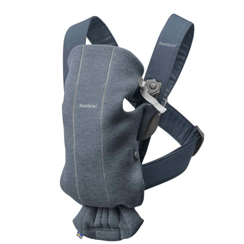 Сумка-кенгуру Baby Bjorn Mini 3D Jersey Blue Сумка-кенгуру Baby Bjorn Mini 3D Jersey Blue