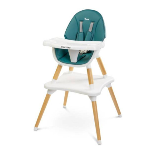 Стільчик для годування Caretero Tuva Dark Green Стільчик для годування Caretero Tuva Dark Green