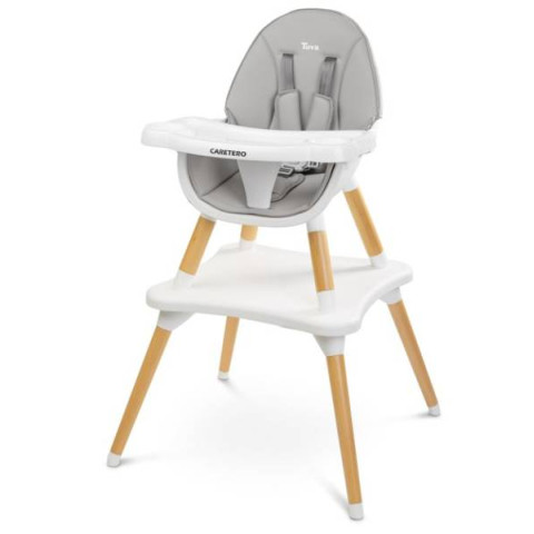 Стільчик для годування Caretero Tuva Grey