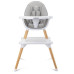 Стільчик для годування Caretero Tuva Grey