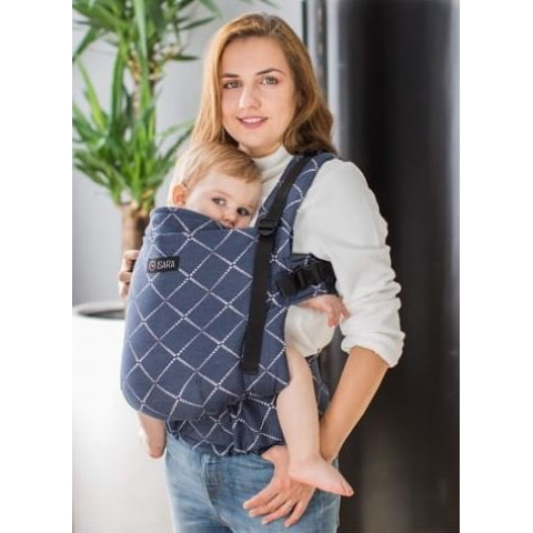 Сумка-кенгуру Isara Toddler Diamonda Blue Ink