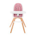Стільчик для годування Kinderkraft Tixi 2in1 Pink