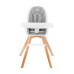Стільчик для годування Kinderkraft Tixi 2in1 Grey