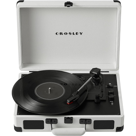 Вініловий програвач Crosley Cruiser Deluxe Plus White
