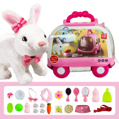 Набір дитячих іграшок Милий кролик зі звуком 21PCS Rabbits Set Набір дитячих іграшок Милий кролик зі звуком 21PCS Rabbits Set