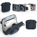 Чохол для камери Fujifilm Instax Wide EVO/Square (SQ1, SQ6, SQ10, SQ20), універсальний жорсткий футляр із регульованим ременем Чорний