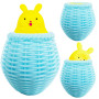 Игрушка сжиматель антистресс зайчик в корзине 10 см Blue/Yellow Игрушка сжиматель антистресс зайчик в корзине 10 см Blue/Yellow