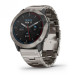 Garmin Quatix 6x Solar Gray with a titanium strap 010-02157-31