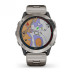 Garmin Quatix 6x Solar Gray with a titanium strap 010-02157-31