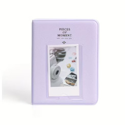 Фотоальбом для Fujifilm Instax Mini, Liplay, Polaroid 300, Z2300, SHARE SP-1, SP-2, link, Purple 64 Фотоальбом для Fujifilm Instax Mini, Liplay, Polaroid 300, Z2300, SHARE SP-1, SP-2, link, Purple 64