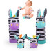 Набір 4 предмети шкарпетки та браслети брязкальця Giraffe Purple Набір 4 предмети шкарпетки та браслети брязкальця Giraffe Purple