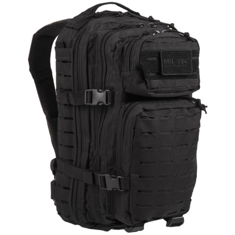 Рюкзак тактический Mil-Tec US Assault Pack SM Laser Cut 20 л Black