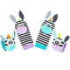 Набір 4 предмети шкарпетки та браслети брязкальця Giraffe Purple
