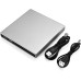 Зовнішній дисковід CD-DVD/CD-RW USB 2.0 Срібний Зовнішній дисковід CD-DVD/CD-RW USB 2.0 Срібний