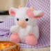 М'яка іграшка Корівка 20 см Pink