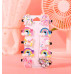 Набір дитячих шпильок 10 шт Rainbow horse Pink Набір дитячих шпильок 10 шт Rainbow horse Pink