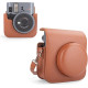 Чехол Fujifilm Instax Mini 41 с ремешком, защитный футляр из экокожи, Коричневый Чехол Fujifilm Instax Mini 41 с ремешком, защитный футляр из экокожи, Коричневый