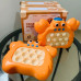 Електронна приставка консоль Quick Push Game приставка гри Pop It антистрес тик струм іграшка Crab Red