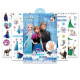 Тимчасовий перекладний дитячий тату Chuangmei Frozen, 4 листа