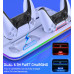 Подставка Staion светодиодная охлаждающая для PS5 White Подставка Staion светодиодная охлаждающая для PS5 White