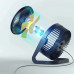 Вентилятор настільний портативний з регулюванням на 360° USB Blue Вентилятор настільний портативний з регулюванням на 360° USB Blue