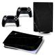 Вінілова наклейка для Sony PlayStation PS5 Black Marble Вінілова наклейка для Sony PlayStation PS5 Black Marble