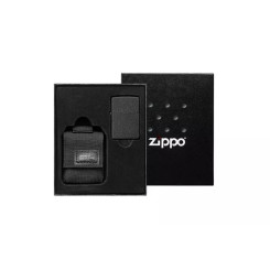 Зажигалка Zippo Tactical Black Pouch and Black Crackle Windproof 49402-000002 Зажигалка Zippo Tactical Black Pouch and Black Crackle Windproof 49402-000002