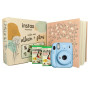 Камера моментальной печати Fujifilm Instax Mini 11 Blue + Фотоальбом розовый + Фотопленка 40 шт Камера моментальной печати Fujifilm Instax Mini 11 Blue + Фотоальбом розовый + Фотопленка 40 шт