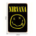 Металический постер Nirvana 30х20 см Металический постер Nirvana 30х20 см