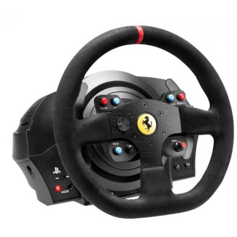 Дротове кермо Thrustmaster T300 Ferrari Integral RW Alcantara edition PC/PS4/PS3 Black