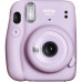 Камера моментального друку Fujifilm Instax Mini 11 Violet + Чохол + Фотоальбом 128 + Фотоплівка 20 шт + Фоторамка + Наклейки 30 шт