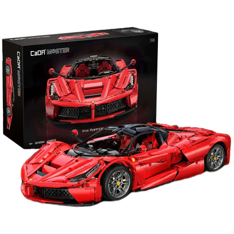 Конструктор CaDa гоночного автомобіля Viva Hypercar 1:8, 4739 деталей Конструктор CaDa гоночного автомобіля Viva Hypercar 1:8, 4739 деталей