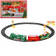 Електричний різдвяний поїзд зі світловими ефектами Christmas Train Set 91 см