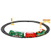 Електричний різдвяний поїзд зі світловими ефектами Christmas Train Set 91 см