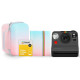 Набор камера моментальной печати Polaroid Now (Black), cумка-чехол, фотоальбом (розово-голубой), фотопленка 8 шт Набор камера моментальной печати Polaroid Now (Black), cумка-чехол, фотоальбом (розово-голубой), фотопленка 8 шт