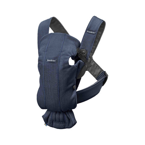 Сумка-кенгуру Baby Bjorn Mini 3D Mesh Dark-blue Сумка-кенгуру Baby Bjorn Mini 3D Mesh Dark-blue